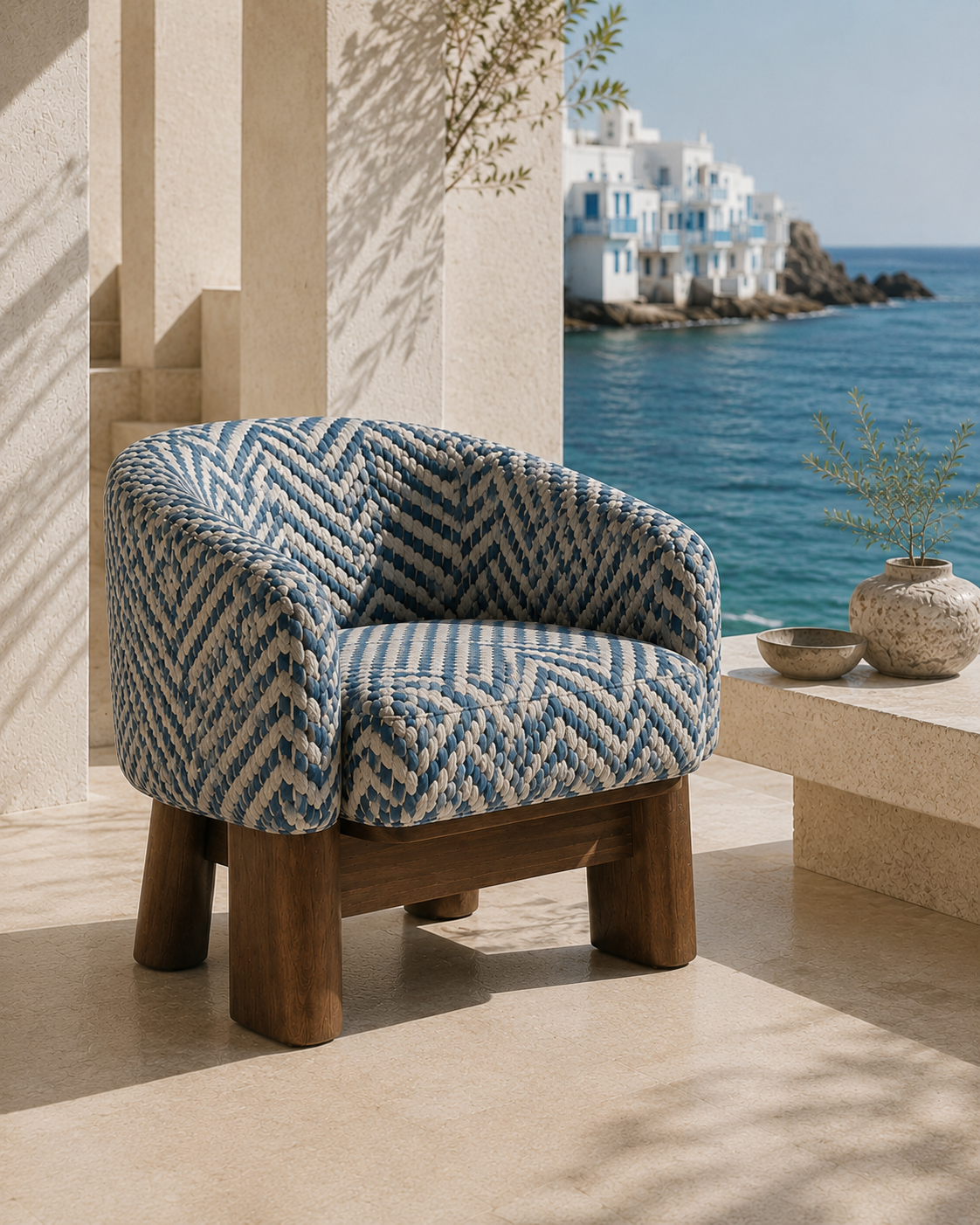 Azure Chair angle 2